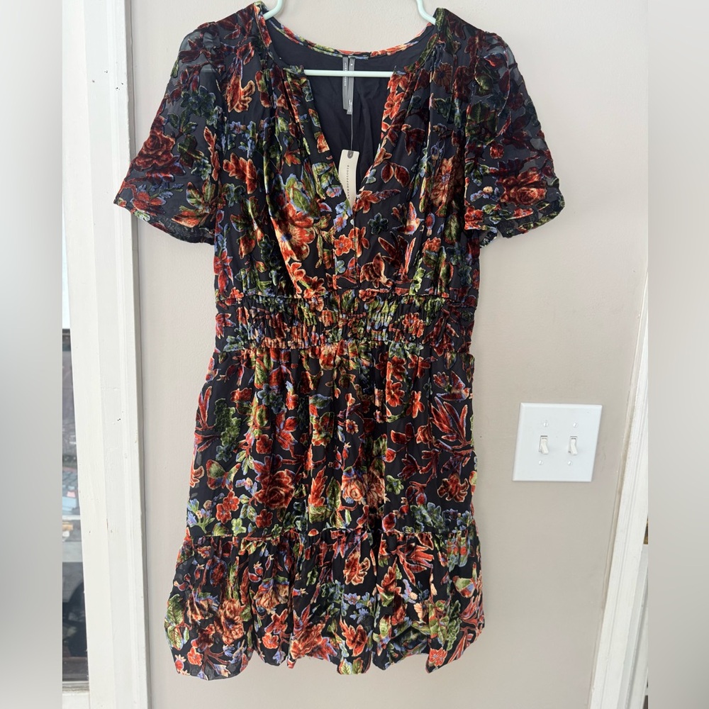 NWT Anthropologie Somerset Velvet Mini Dress with Pockets – Medium - Picture 8 of 12